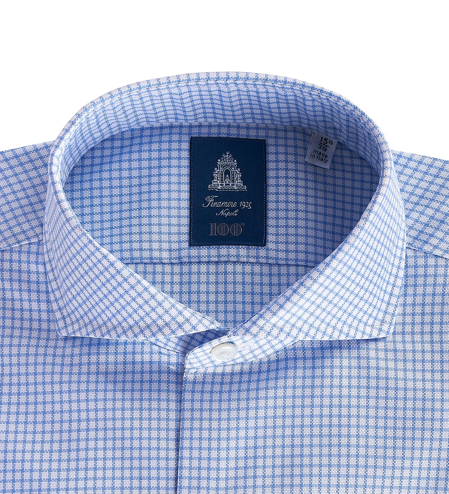 Camicia FINAMORE
Quadretti celeste