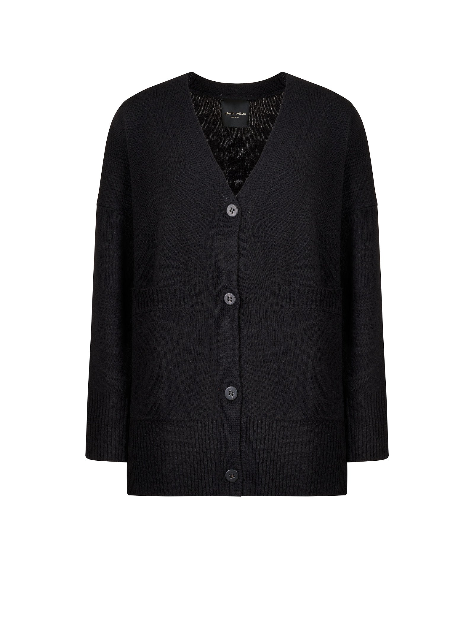 Cardigan ROBERTO COLLINA
Nero