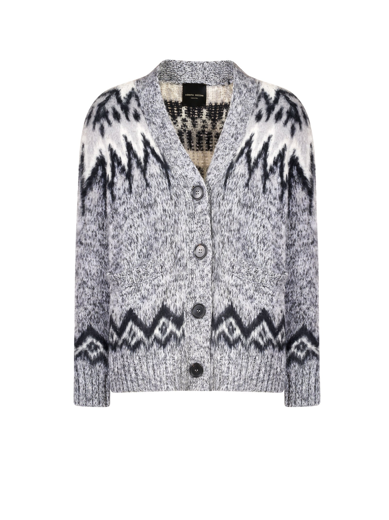 Cardigan ROBERTO COLLINA
Grigio bianco