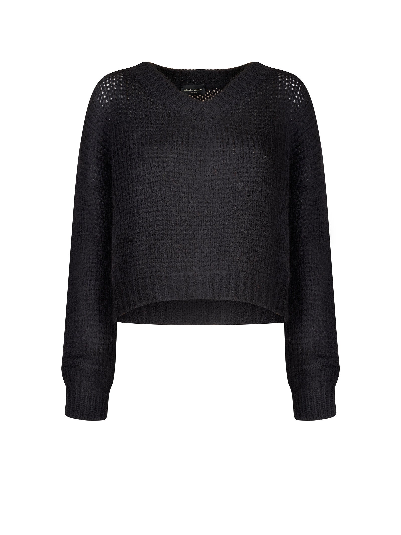 Maglia ROBERTO COLLINA Scollo v
Nero