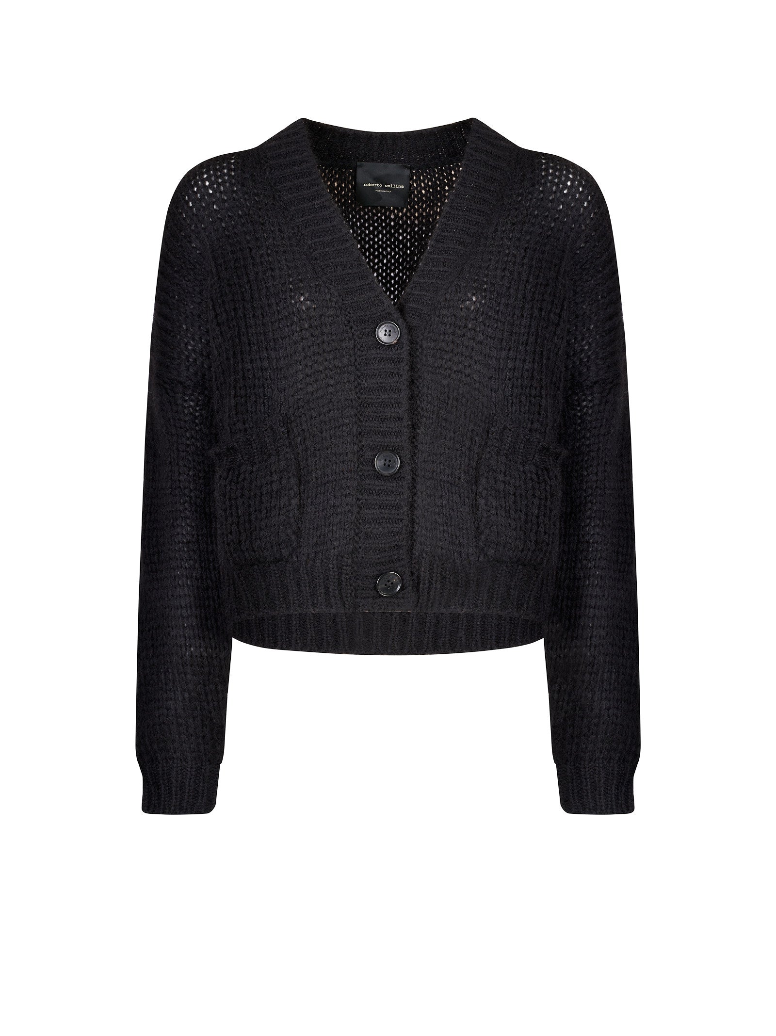 Cardigan ROBERTO COLLINA
Nero