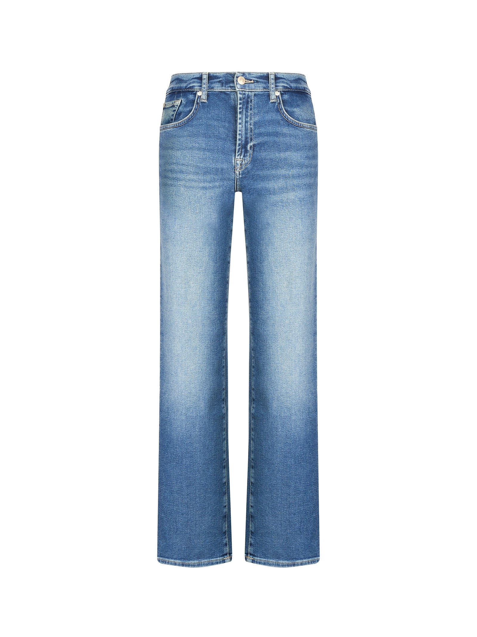 Jeans donna 7 For All Mankind Stovepipe Denim in 79% cotone 21% modal