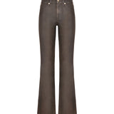 Jeans donna 7 For All Mankind Bootcut Marrone in 93% cotone 7% elastane