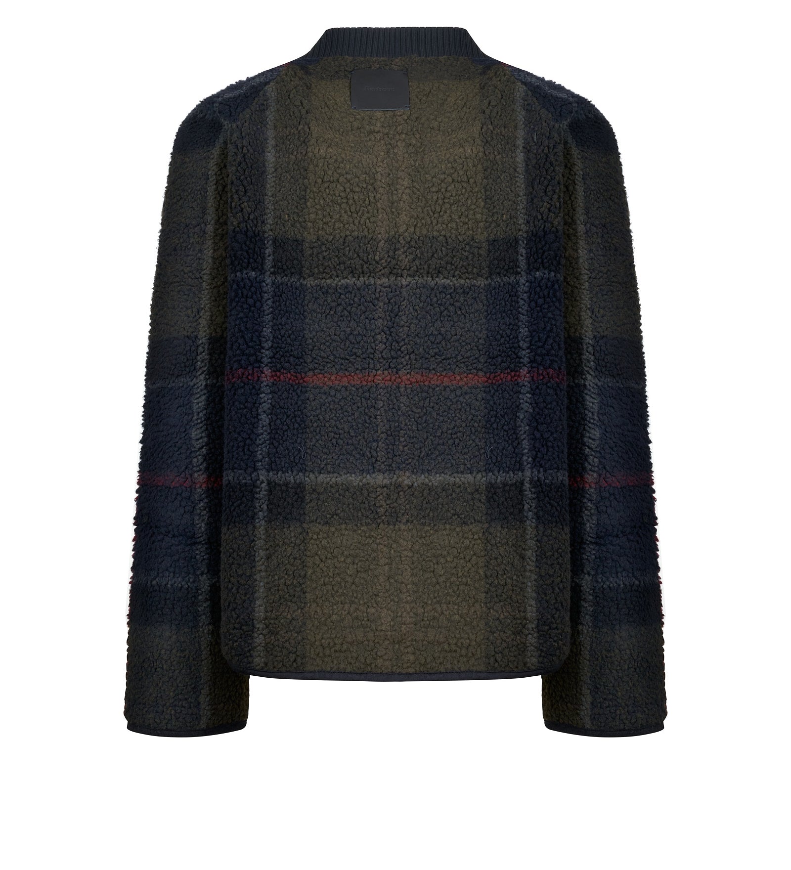 Giubbino donna Barbour Kirklees Tartan Verde in cotone, retro