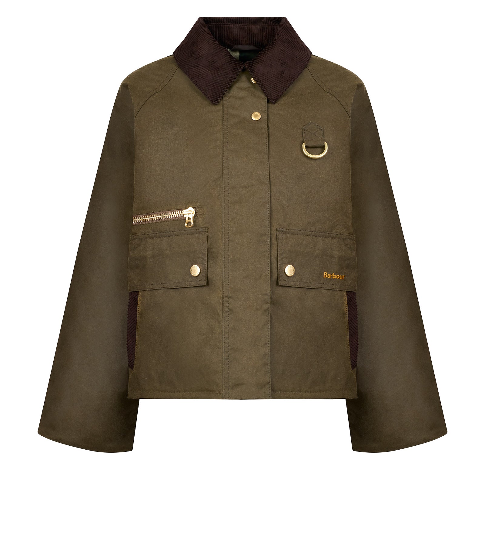 Giubbino donna Barbour Cottingham Marrone in cotone