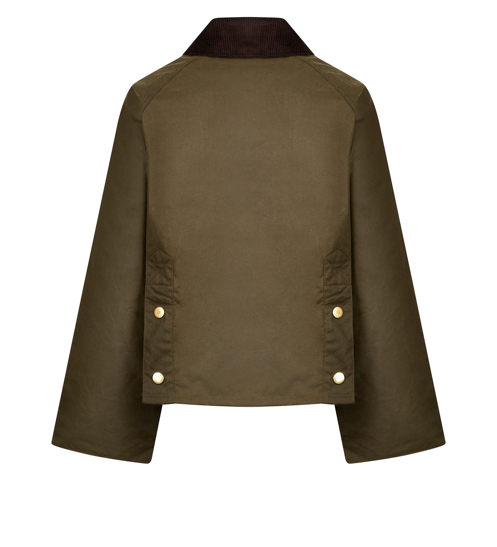 Giubbino donna Barbour Cottingham Marrone in cotone, retro