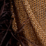 Vestito GIUSEPPE DI MORABITO Piume
Gold