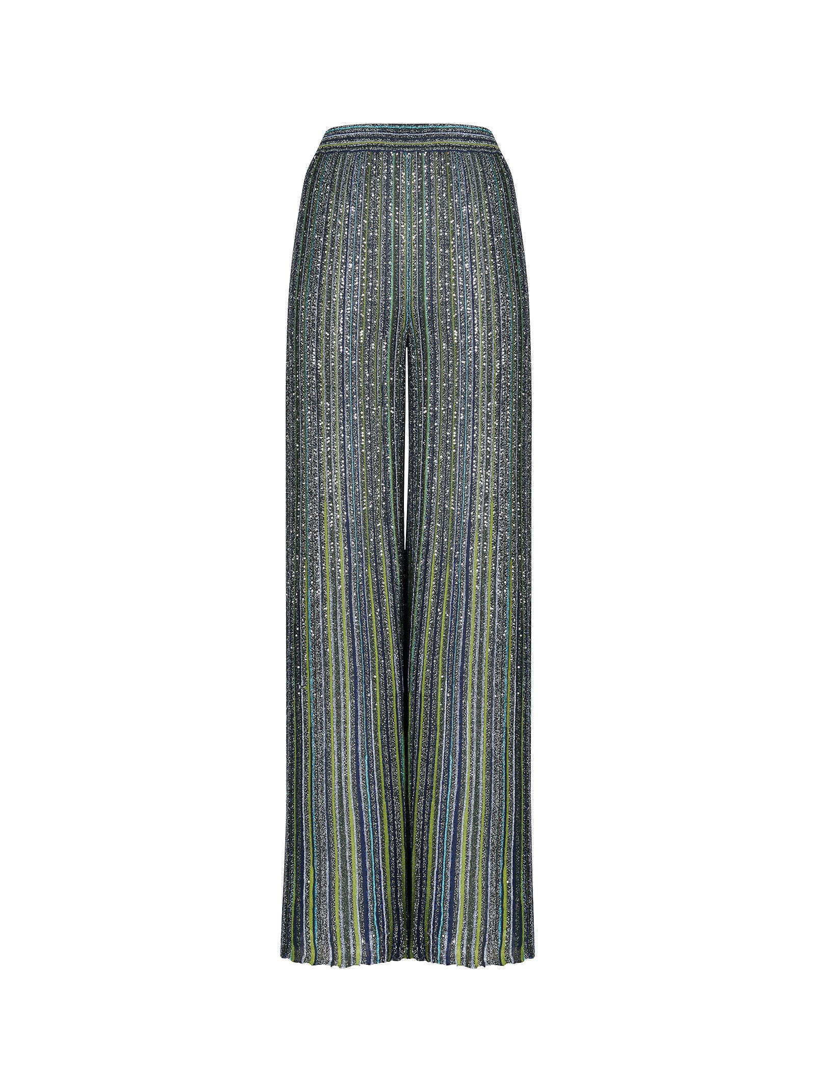 Pantalone donna Missoni Green Tones in 65% viscosa 35% poliamide