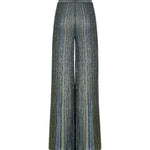 Pantalone donna Missoni Green Tones in 65% viscosa 35% poliamide, retro