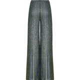 Pantalone donna Missoni Green Tones in 65% viscosa 35% poliamide, retro