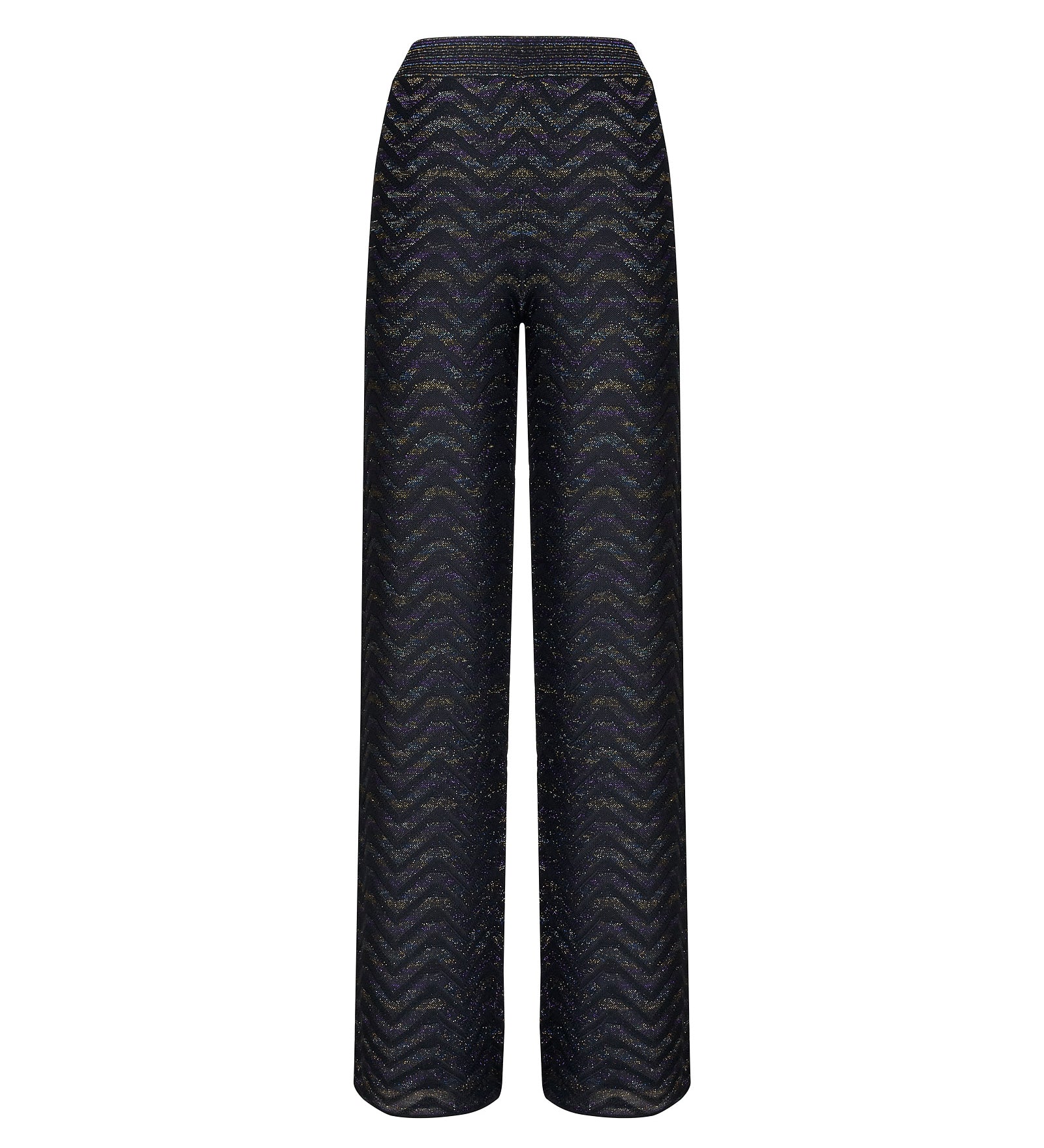 Pantalone donna Missoni Multicolor in 89% viscosa 11% metallo