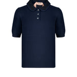 Polo donna N°21 Blu in lana