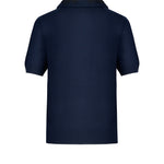 Polo donna N°21 Blu in lana, retro
