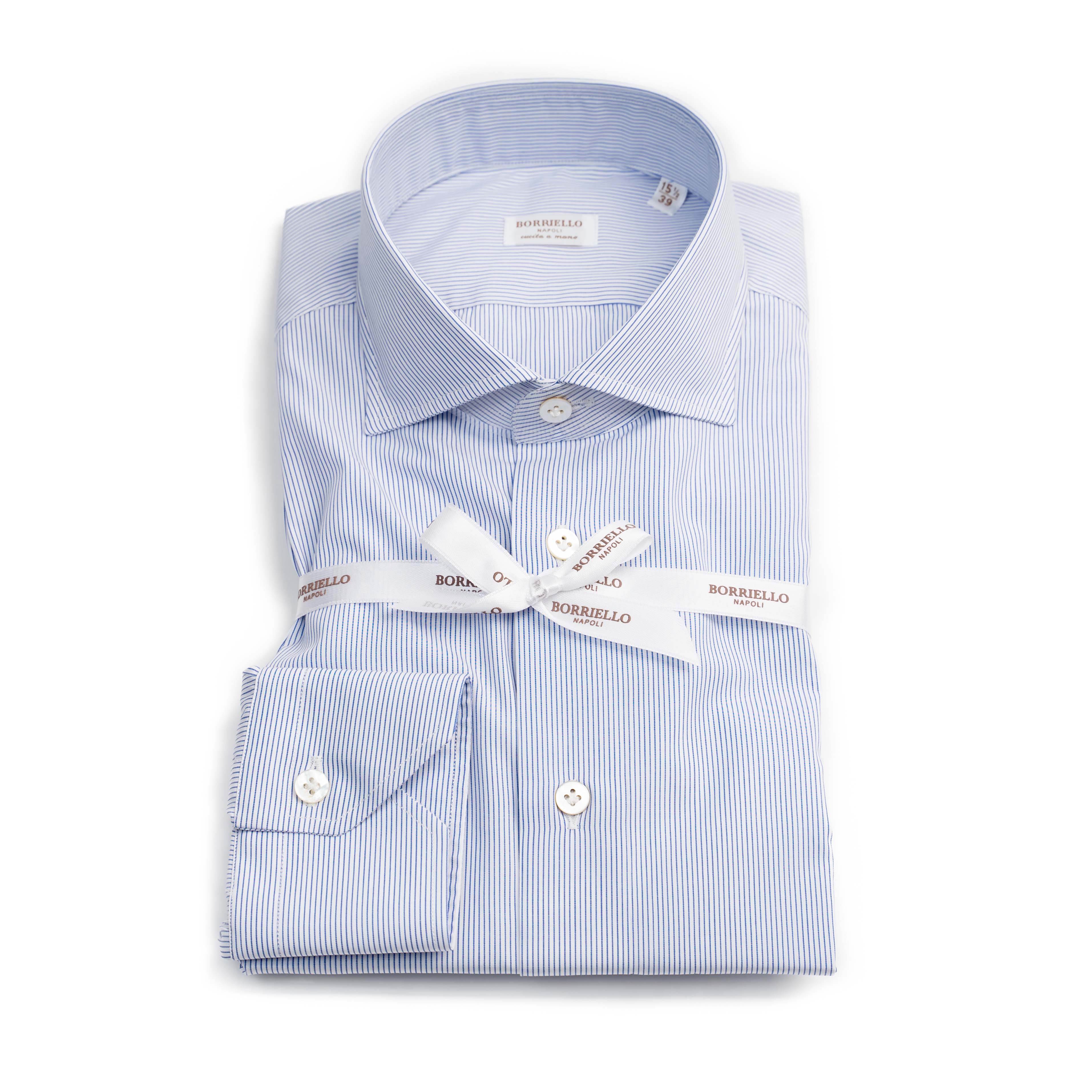 Camicia BORRIELLO Millerighe
Celeste