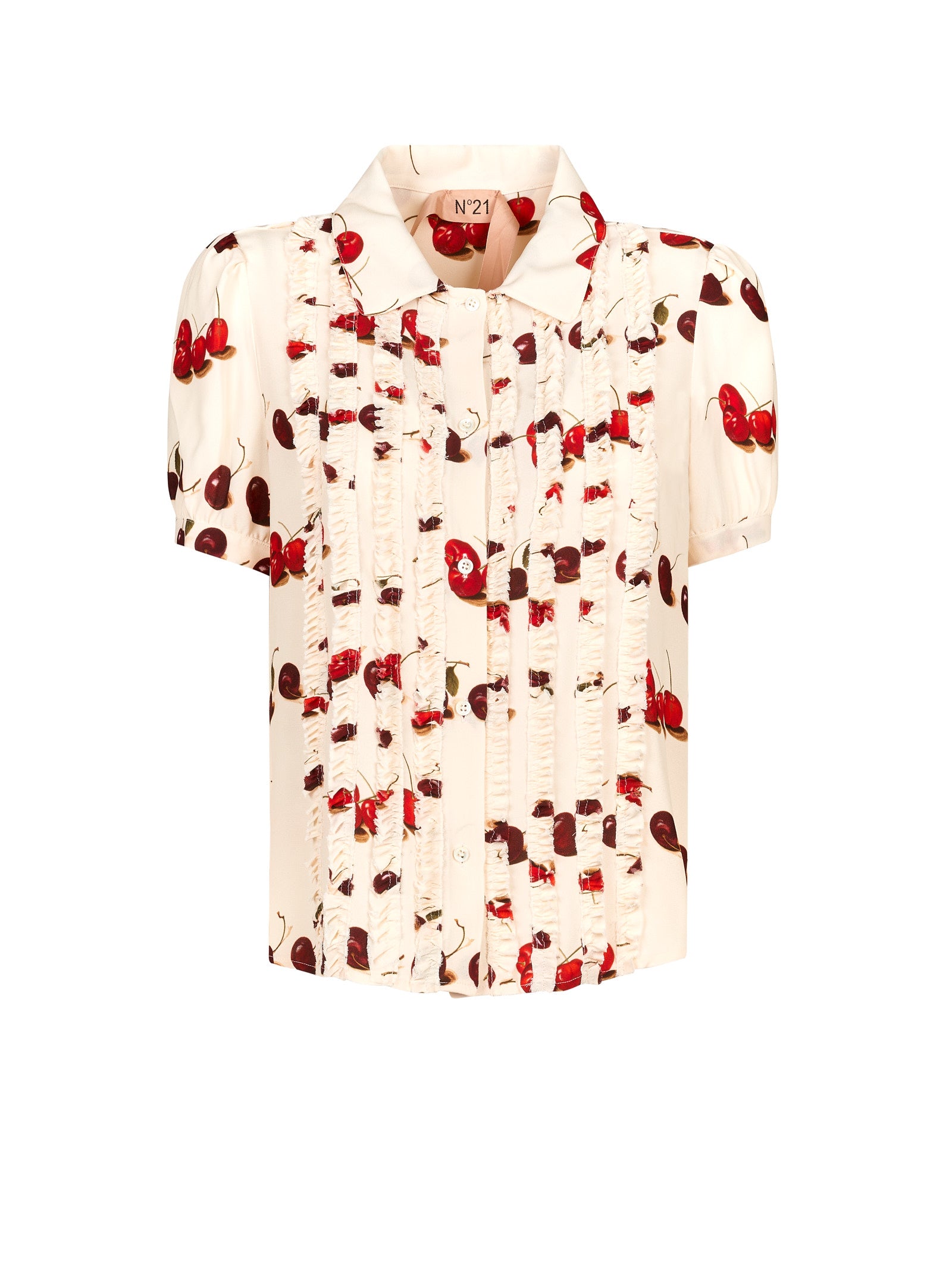 Camicia N°21 Fantasia
Beige/rosso