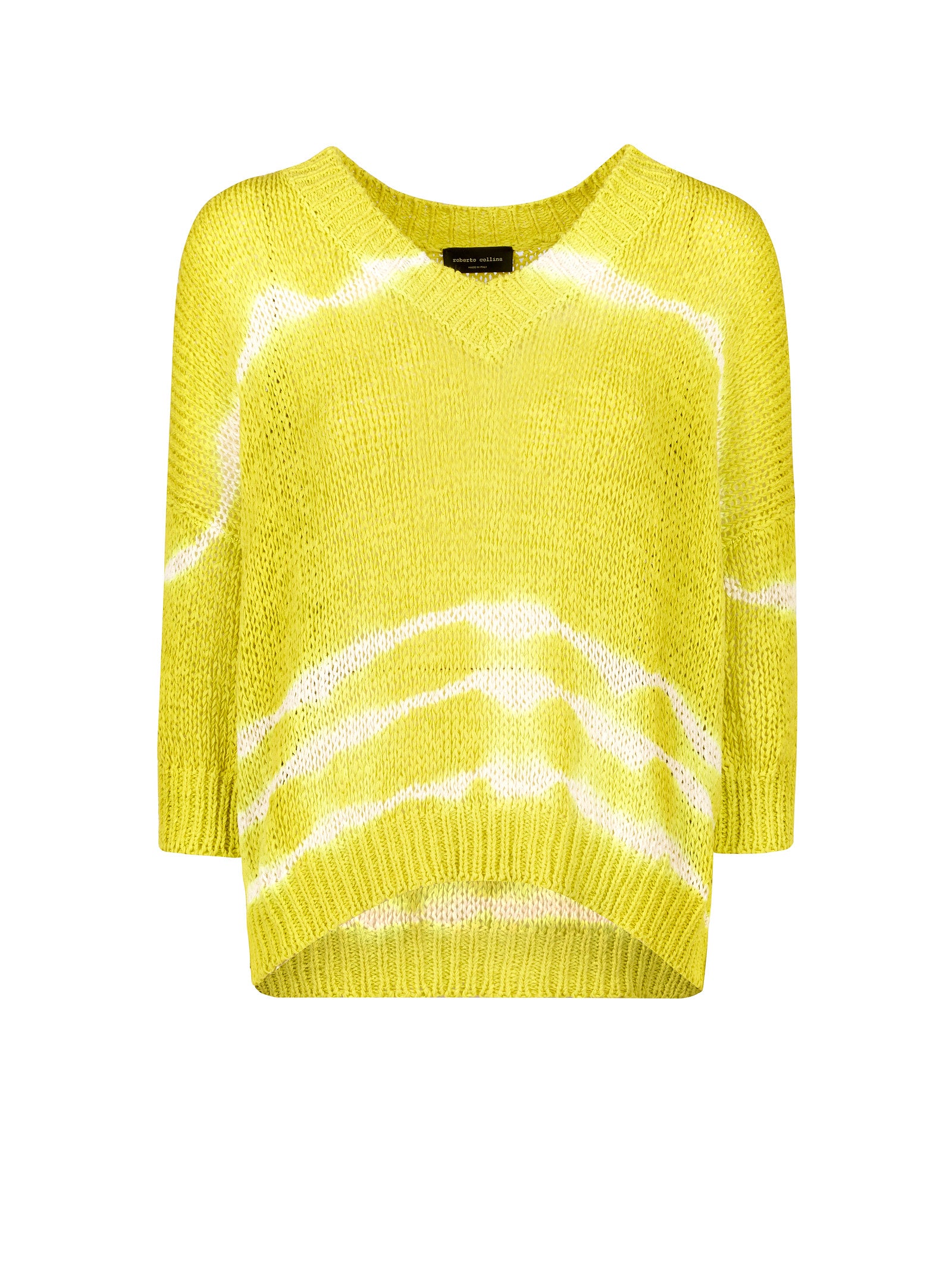 Maglia ROBERTO COLLINA Scollo v
Lime