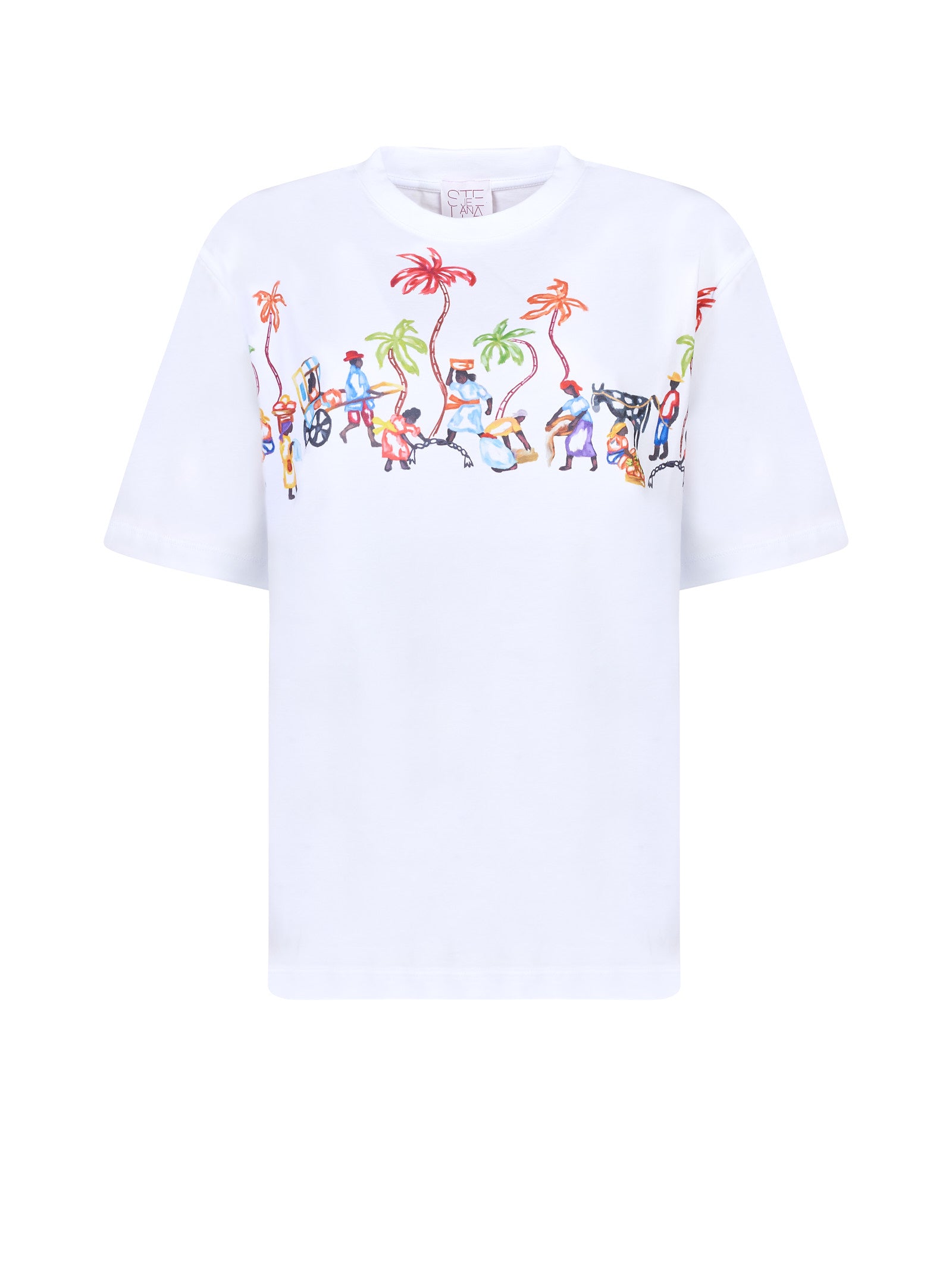 T-shirt STELLA JEAN Stampa
Bianco