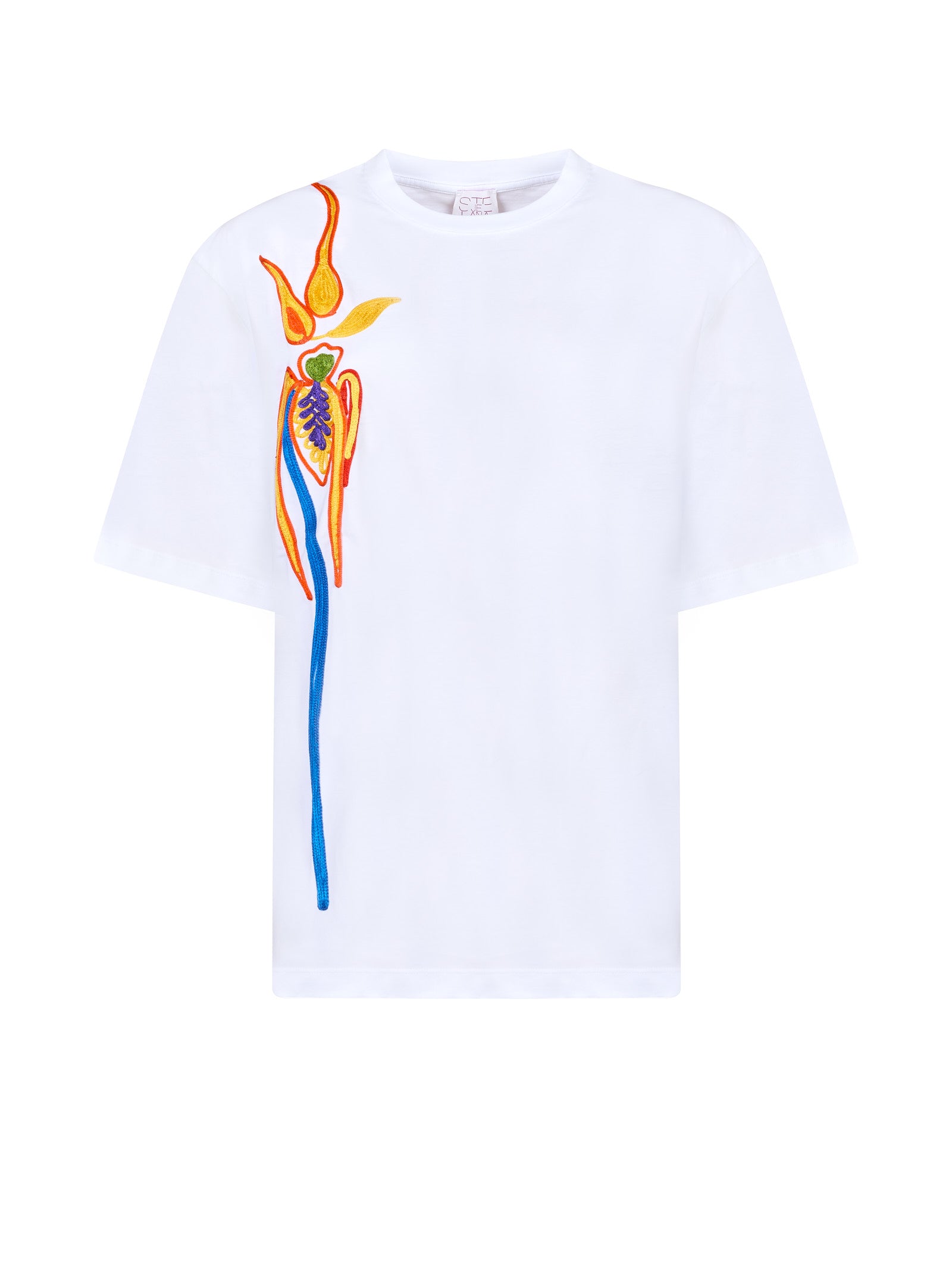 T-shirt STELLA JEAN Ricamo fiore
Bianco