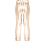 Pantalone BERWICH Alice
Bianco rigato marrone
