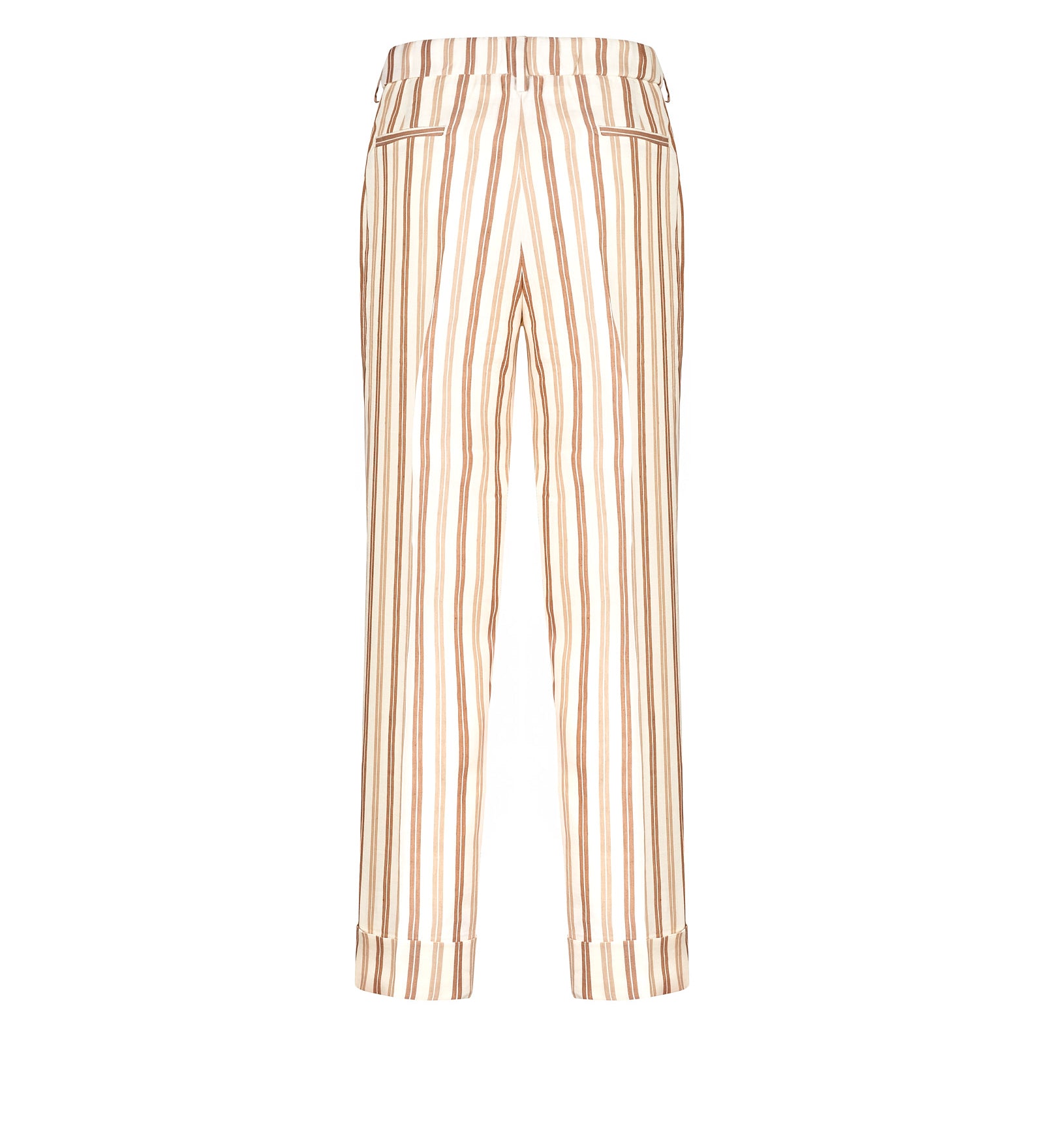 Pantalone BERWICH Alice
Bianco rigato marrone