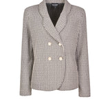 Giacca EMPORIO ARMANI
Pied de poule bianco/tortora