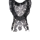 Top GIUSEPPE DI MORABITO Pizzo fiori
Nero