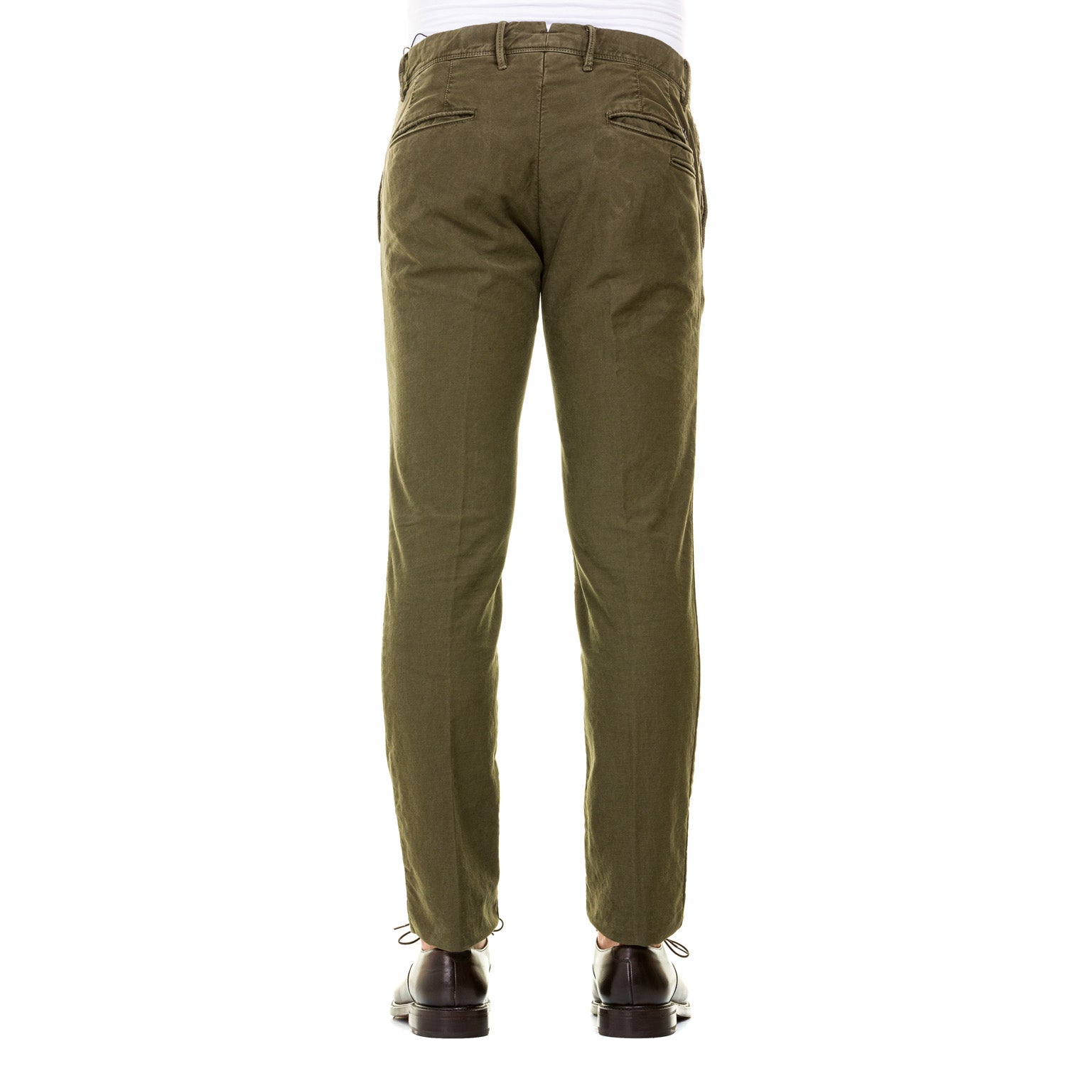 Pantalone INCOTEX 741 13S103-4611A Verde - Avant-gardeandria