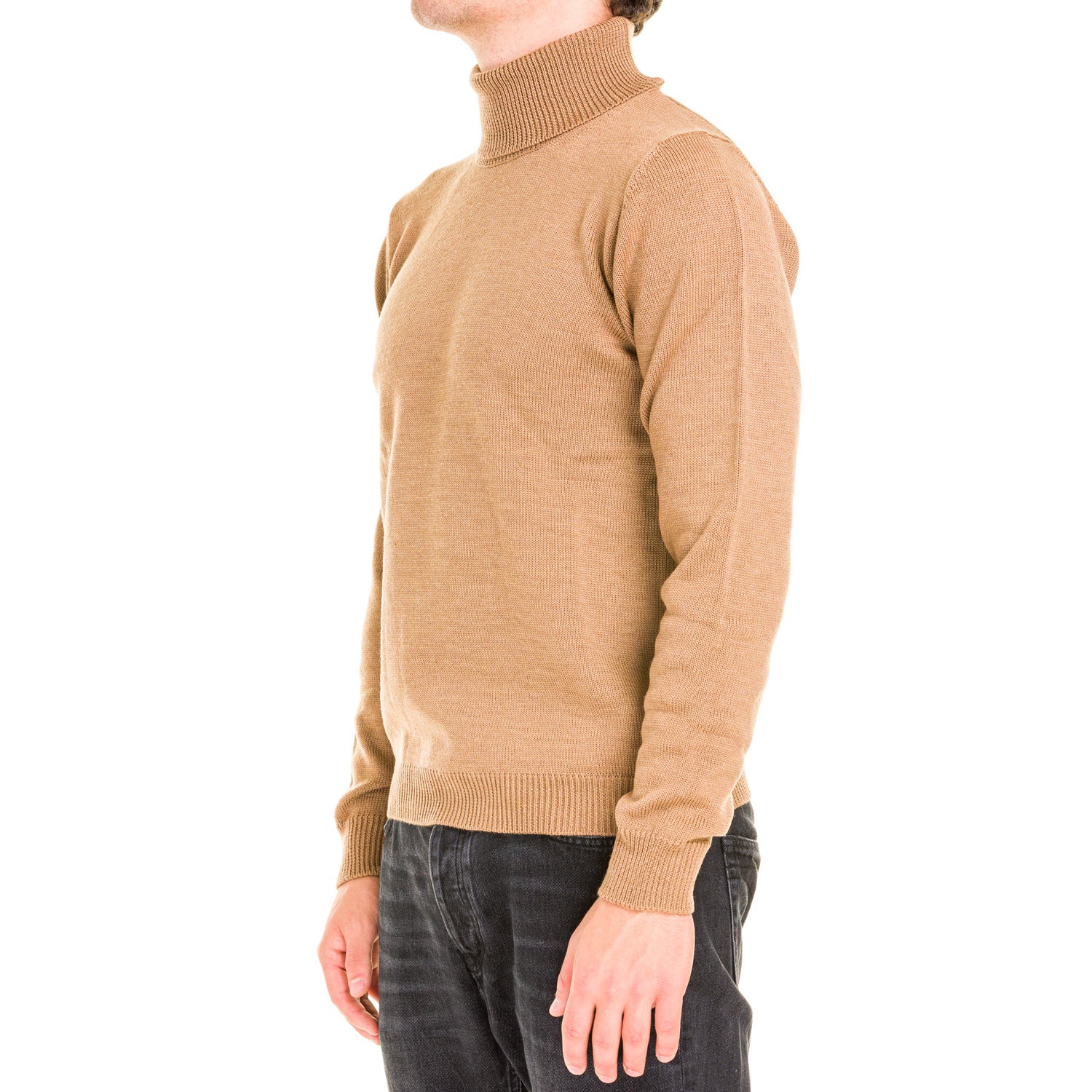 Maglia ROBERTO COLLINA RF0205 RF02203 Cammello - Avant-gardeandria