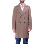 Cappotto DE PETRILLO Doppio petto Cammello - Avant-gardeandria