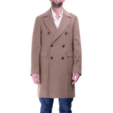 Cappotto DE PETRILLO Doppio petto Cammello - Avant-gardeandria