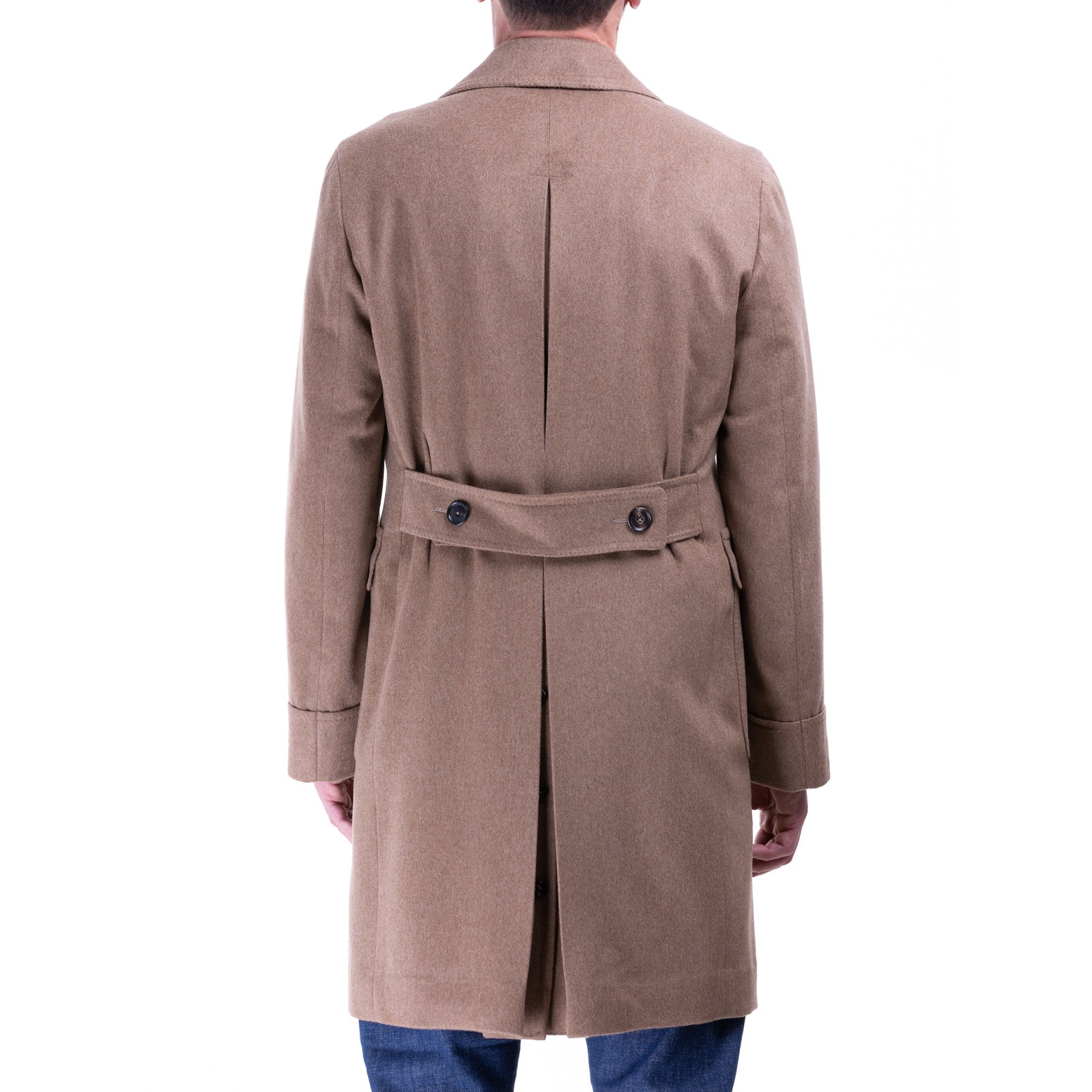 Cappotto DE PETRILLO Doppio petto Cammello - Avant-gardeandria