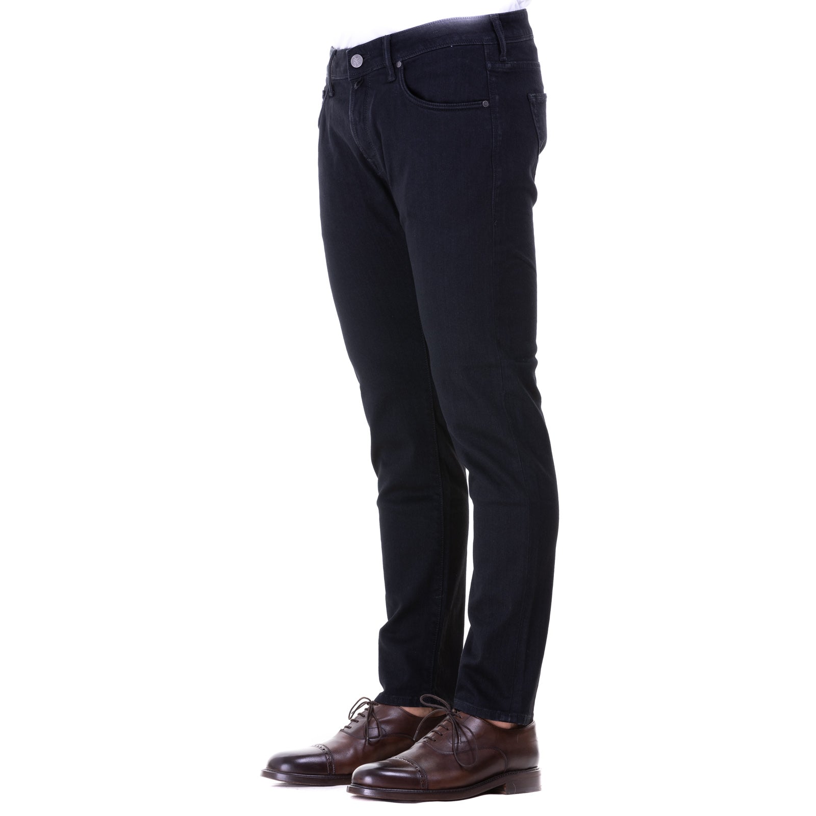 Pantalone INCOTEX W1 BDP50002-1789 Nero - Avant-gardeandria