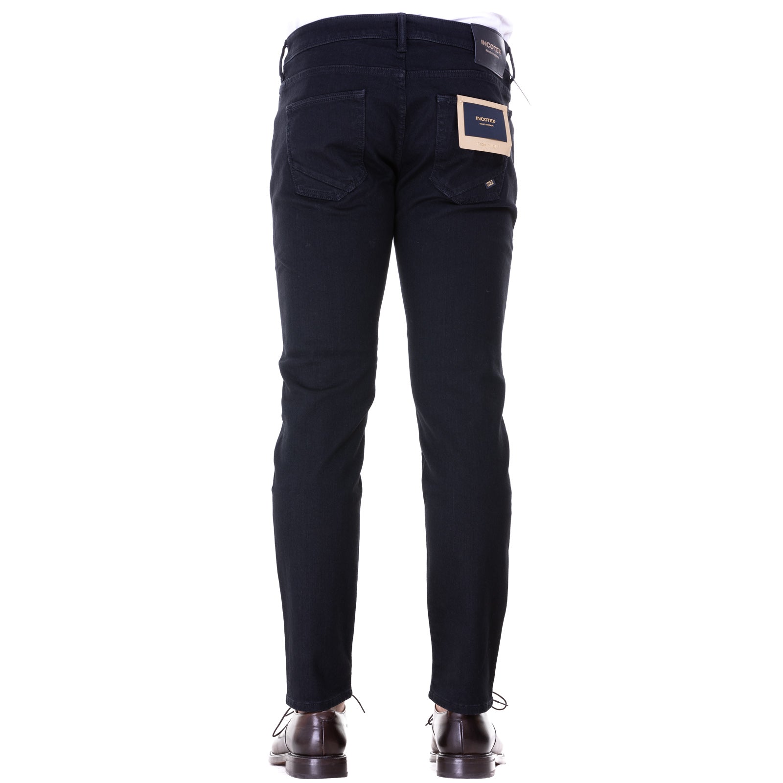 Pantalone INCOTEX W1 BDP50002-1789 Nero - Avant-gardeandria