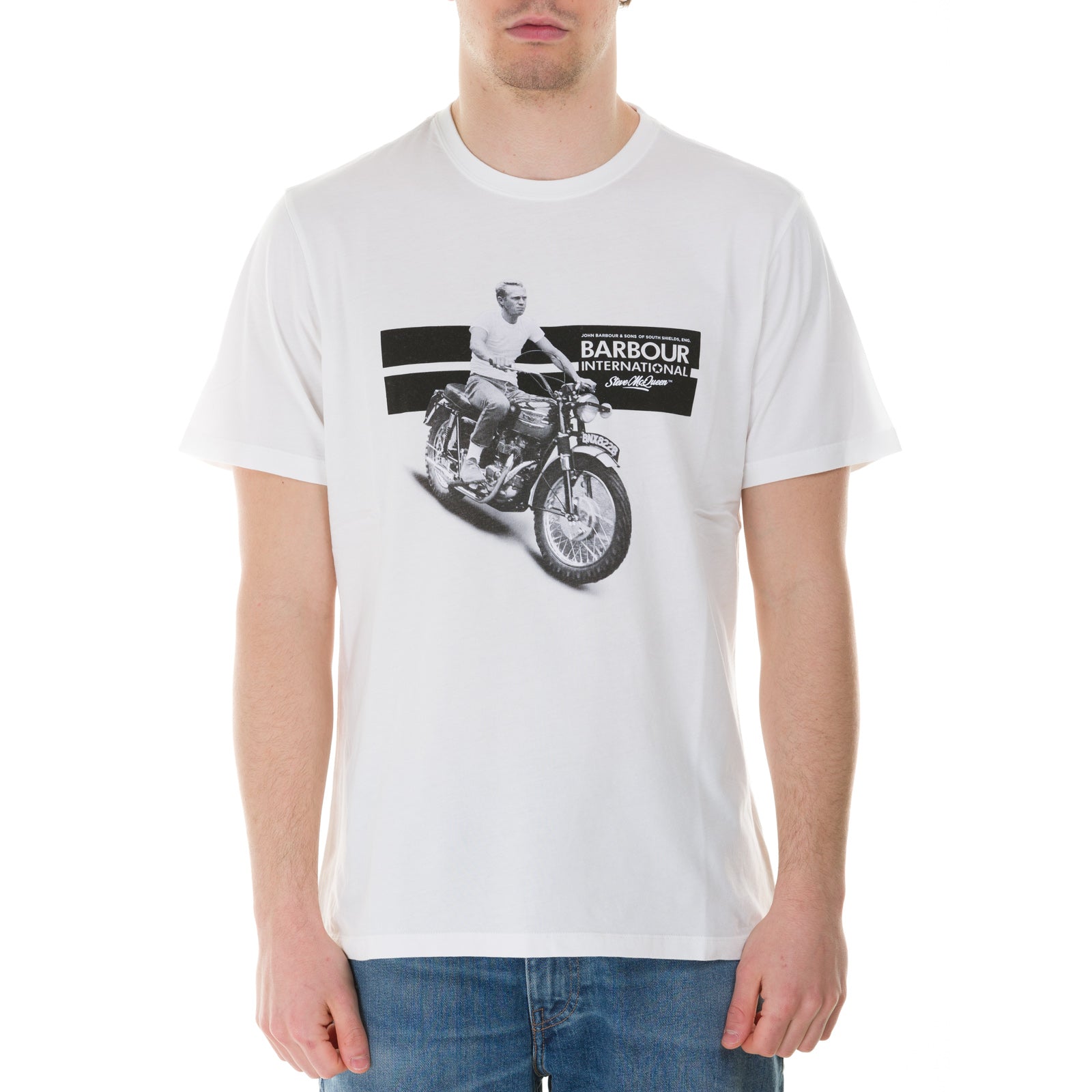 T-shirt BARBOUR Girocollo White - Avant-gardeandria