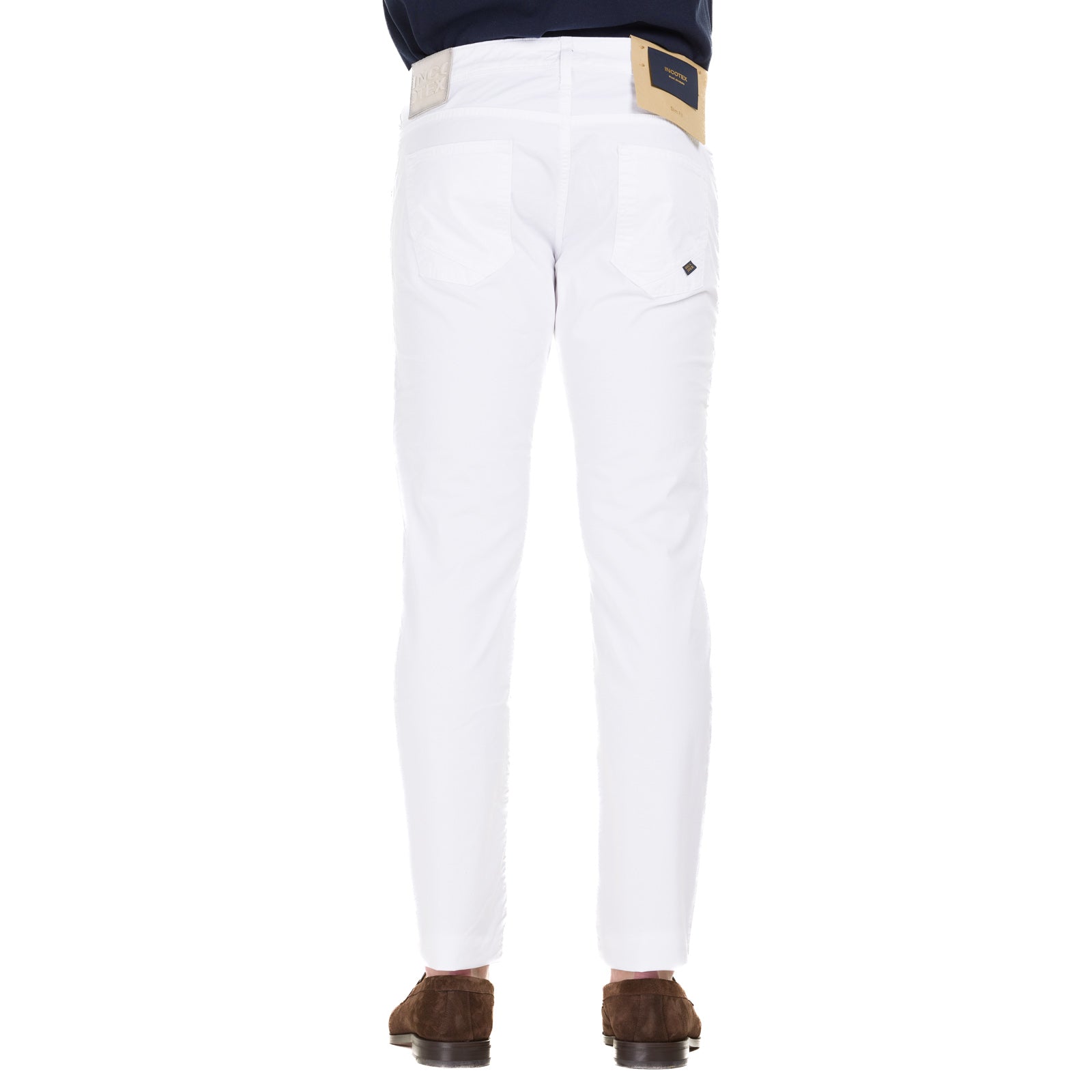 Pantalone INCOTEX 111 BDPS0002-06510 Bianco - Avant-gardeandria