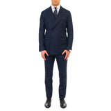 Abito DE PETRILLO Doppio petto
Gessato blu